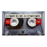 DJ Extraordinaire Cassette Tape Business Card Templates