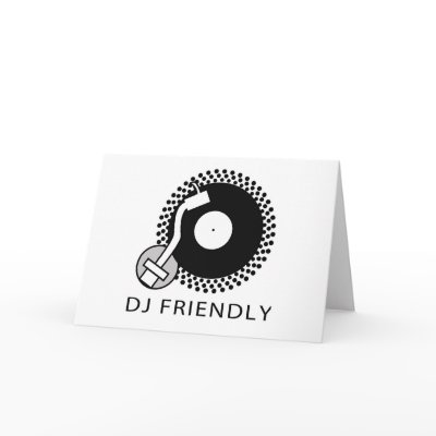 DJ Friendly Greeting Cards by HOTDJGEAR