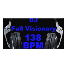 Dj Full Visionary 138 Bpm Shirt Custom Photo Card