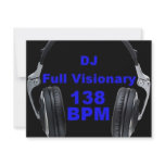 Dj Full Visionary 138 Bpm Shirt Custom Invite