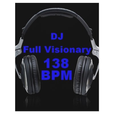 Dj Full Visionary 138 Bpm Shirt Letterhead Template by Americo