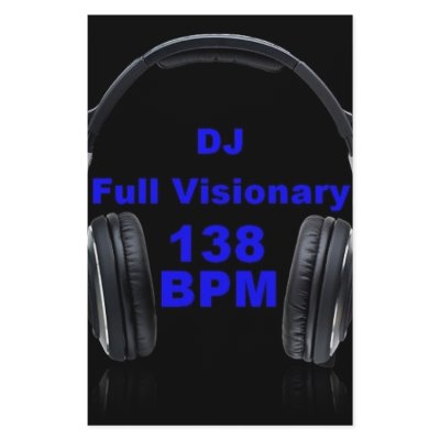 Dj Full Visionary 138 Bpm Shirt Stationery by Americo