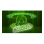 DJ_green Business Card Template