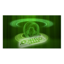 DJ_green Cartes De Visite Personnelles
