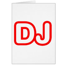 DJ GREETING CARDS