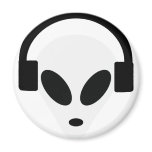dj headphone alien area 51 magnets