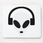 dj headphone alien area 51 mouse pads