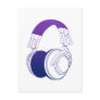 DJ Headphones 2 - Music Disc Jockey DJing Loud Postcards