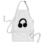 dj headphones apron