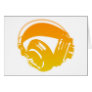 DJ Headphones - Music Disc Jockey DJing Loud Cards