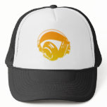 DJ Headphones - Music Disc Jockey DJing Loud Hat
