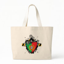 DJ in Portugal Canvas Bags