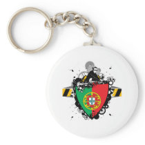 DJ in Portugal Key Chain