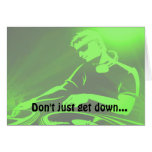 DJ Jam Turntable Party Greeting Cards