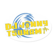 DJ Jonny Tsunami Sticker