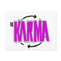 DJ Karma Gear Post Card