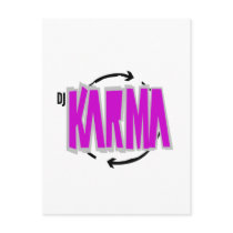 DJ Karma Gear Postcards