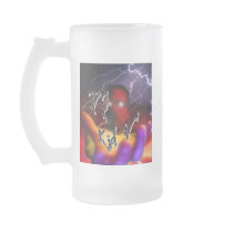 DJ Kid V Frosted Glass Mug