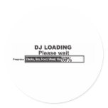 DJ Loading stickers