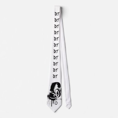 DJ Mix Master Tie by RaeDesign