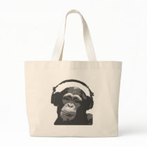 DJ MONKEY CANVAS BAGS