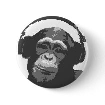DJ MONKEY PIN