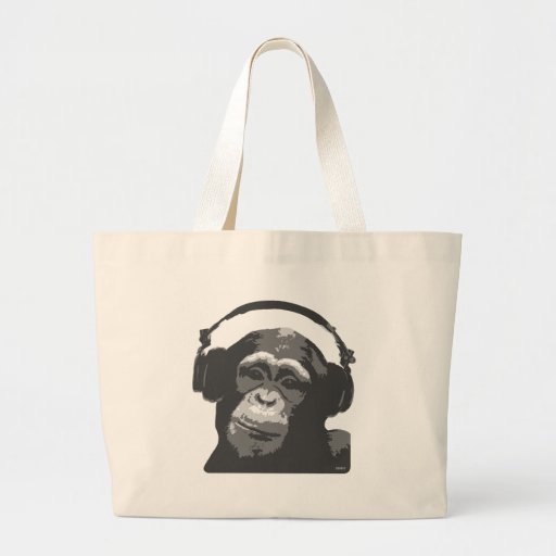DJ MONKEY CANVAS BAG