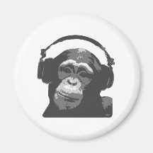 DJ MONKEY FRIDGE MAGNETS