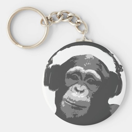 DJ MONKEY KEY CHAINS