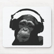 DJ MONKEY MOUSE PADS