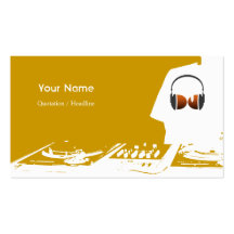 DJ Music Business Card