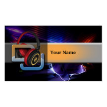 DJ Music Business Card