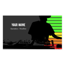 DJ Music Business Card