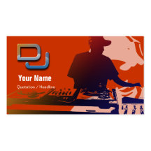 DJ Music Business Card