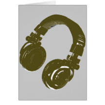 DJ music design Cards