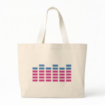 dj music equalizer sound canvas bags