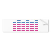dj music equalizer sound bumper stickers