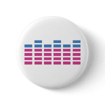 dj music equalizer sound pinback button