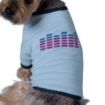 dj music equalizer sound doggie tee shirt