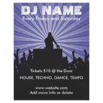 DJ Name 2 Music Flyer