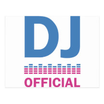 DJ official Postcard