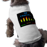 Dj Personal Equalizer Bar EQ - add your name pet clothing