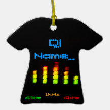 Dj Personal Equalizer Bar EQ - add your name Ornaments
