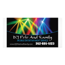 DJ Pete And Family Customized Photo Card