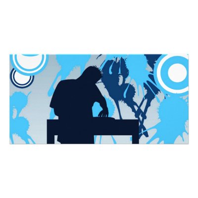dj photo cards by CreativeColours