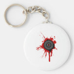 DJ Platter Splatter - Disc Jockey Turntable Deck Key Chains