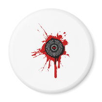 DJ Platter Splatter - Disc Jockey Turntable Deck Magnet