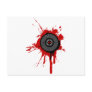 DJ Platter Splatter - Disc Jockey Turntable Deck Postcards
