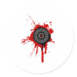 DJ Platter Splatter - Disc Jockey Turntable Deck Sticker