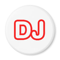 DJ REFRIGERATOR MAGNET